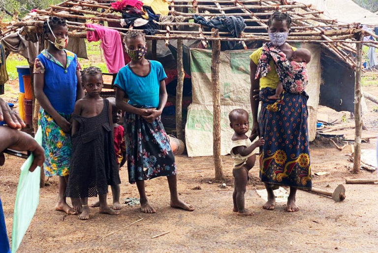 The number of internally displaced  people in Mozambique has grown by  about 2700% in two years